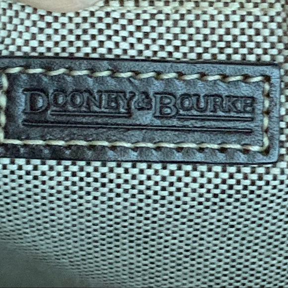 Dooney and Brouke Canvas/Leather Top Handle Bag - Picture 9 of 9